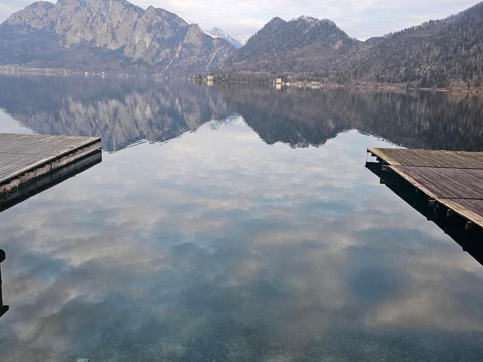 Ferienwohnung Attersee Щайнбах ам Атерзее Екстериор снимка